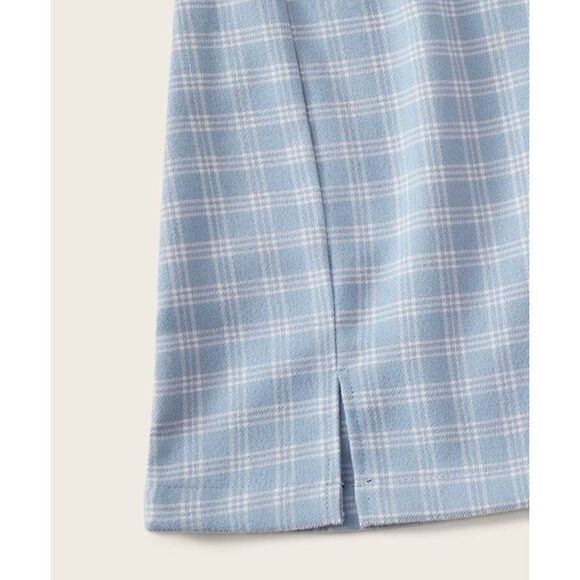 Plaid Print Slit Hem High Waist Mini Skirt, Size XS - Picture 7 of 16